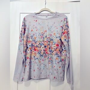 Long sleeve floral tshirt size M